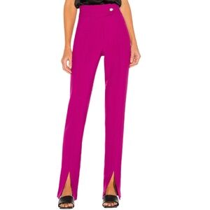 Veronica Beard Magenta Jessamy Straight Leg Pant Size 6